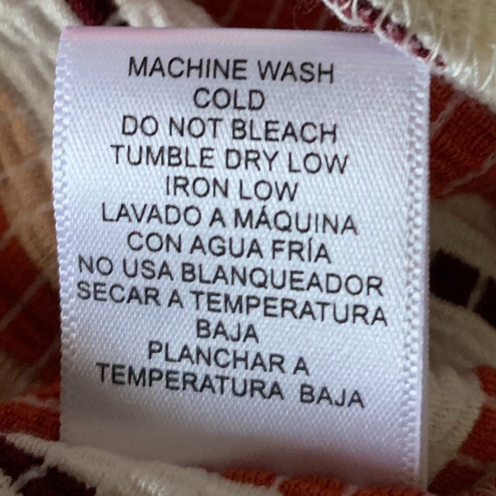 NWOT. striped boho dress - Picture 6 of 6